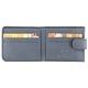 1642 Leather Two Fold Notecase Wallet with Rear Coin Pocket
