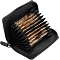 1642 Leather Zip Around Fan Style Credit Card Holder