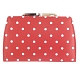 1642 Polka Slim Frame Clip Top Leather Coin Purse