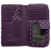1642 Polka Large Leather Flap Over Purse with Coin Pocket