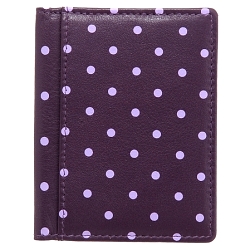 1642 Polka Slim Leather Credit Card Holder / Wallet