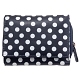1642 Polka Small Leather Flap Over Purse with Coin Pocket