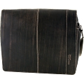 GreenLand Nature Hand Brushed Leather A4 Messenger Bag