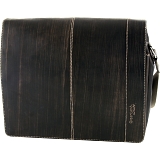GreenLand Nature Hand Brushed Leather A4 Messenger Bag