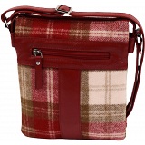 Mala Leather Abertweed Wool / Leather Across Body Bag