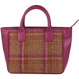 Mala Leather Abertweed Leather Grab Bag / Wool Handbag Mala Leather Abertweed Leather Grab Bag / Wool Handbag
