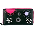 Mala Leather Cinnaswirl - Zip Around Leather Purse