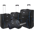 Pierre Cardin Neon 4 Piece Expander Luggage / Suitcase Set
