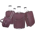 Pierre Cardin Wave 4 Piece Expanding Luggage / Suitcase Set