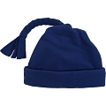 Spotty Dog Royal Blue Baby Fleece Tassel Bobble Hat / Winter Beanie Cap