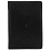 Tumble & Hide Lucera A4 Leather Zip Round Conference Folder Black