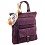 Yoshi Bardot Hope Springs Multi-Way Leather Bag Aubergine