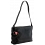 Yoshi Brompton Shoulder Bag / Leather Handbag Black