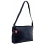 Yoshi Brompton Shoulder Bag / Leather Handbag Navy