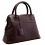 Yoshi Eaton Medium Size Dome Shaped Grab Bag / Leather Handbag Chocolate