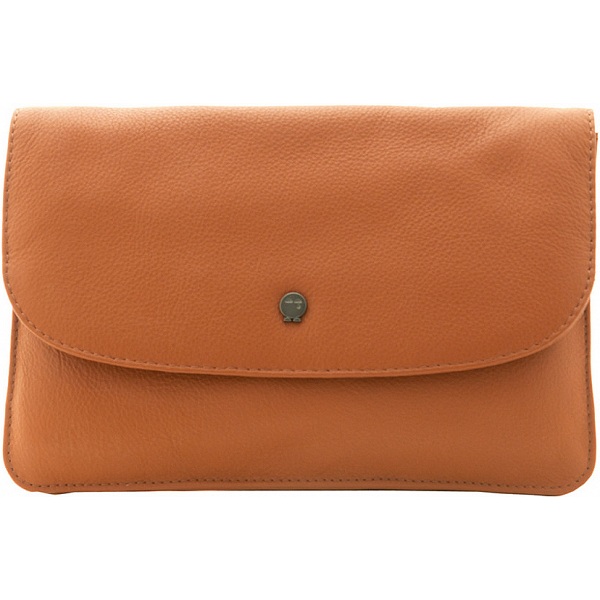 Yoshi Hampstead Flap Over Leather Clutch Bag / Evening Bag