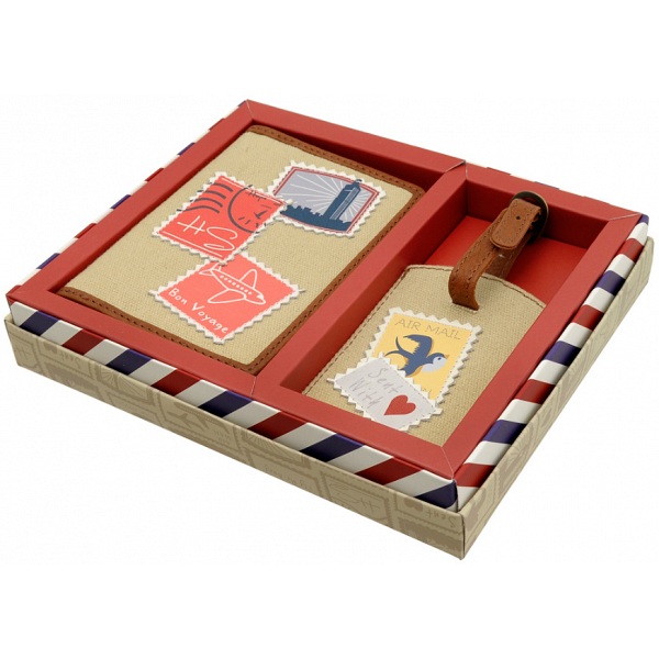 passport holder gift set