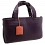 Yoshi Kensington Medium Size Grab Bag / Leather Handbag Plum