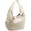 Yoshi Meehan Medium Size Leather Slouchy Shoulder Bag / Handbag Cream