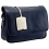 Yoshi Richmond Flap Over Shoulder / Across Body Leather Handbag Navy