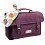 Yoshi Sedgwick Hope Springs Leather Satchel / Business Briefcase Work Bag Aubergine