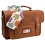 Yoshi Sedgwick Hope Springs Leather Satchel / Business Briefcase Work Bag Tan