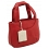 Yoshi Tilbury Mini Grab Bag / Leather Handbag Red