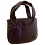 Yoshi Tilbury Mini Grab Bag / Leather Handbag Chocolate