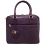 Yoshi Lichfield Wilton Ladies Leather Business Netbook / iPad Bag Plum