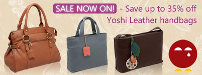 SALE NOW ON! - Save up to 35% off Yoshi Handbags