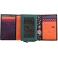 1642 Buttons Detail Medium Flap Over Leather Purse