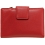 1642 Medium Zip Around Leather Tab Purse Poppy