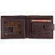 1642 Leather Notecase Wallet with Coin Pocket and Zip Note Section