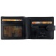 1642 Leather Two Fold Notecase Wallet with Zip Coin Pocket