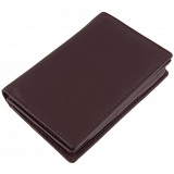 1642 Leather Flap Over Business Card Holder