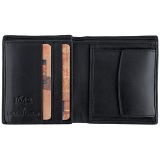 1642 Leather Two Fold Notecase Wallet with Coin Pocket