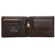 1642 Leather Two Fold Notecase Wallet with Coin Pocket