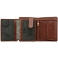 1642 Vachetta Two Fold Mens Vertical Leather Wallet with Coin Pocket