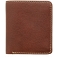 1642 Vachetta Two Fold Mens Vertical Leather Wallet with Coin Pocket