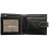 1642 Vachetta Two Fold Mens Leather Wallet with Coin Pocket and Tab Black