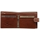 1642 Vachetta Two Fold Mens Leather Wallet with Coin Pocket and Tab
