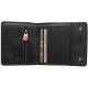 1642 Three Fold Leather Wallet with Press Stud Fastening