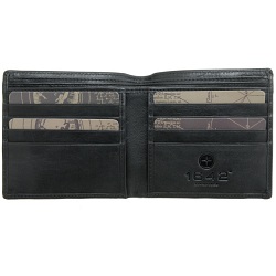 1642 Lichfield Leather Two Fold Notecase Wallet / Credit Card Holder