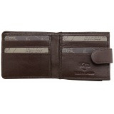 1642 Leather Two Fold Notecase Wallet with Rear Coin Pocket