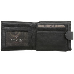 1642 Leather Two Fold Notecase Wallet / Credit Card Holder