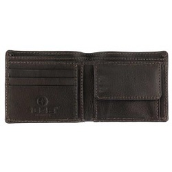 1642 Oregon Two Fold Leather Notecase / Wallet with Coin Pocket