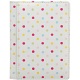 1642 Polka Slim Leather Credit Card Holder / Wallet (White)