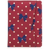 1642 Polka Travel Pass / Oyster Card Holder Wallet (Bow Print)