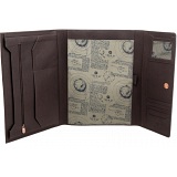 1642 Leather A4 Flap Over Conference Folder / Portfolio / Folio