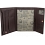 1642 Leather A4 Flap Over Conference Folder / Portfolio / Folio Brown